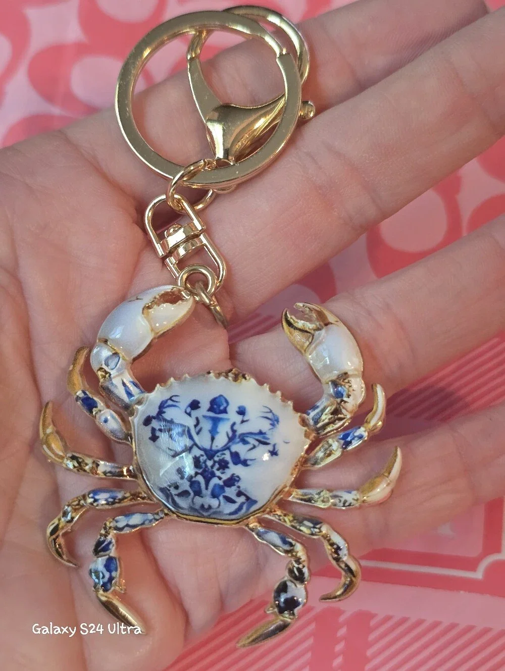 Crab Bag Charm/keychain NEW